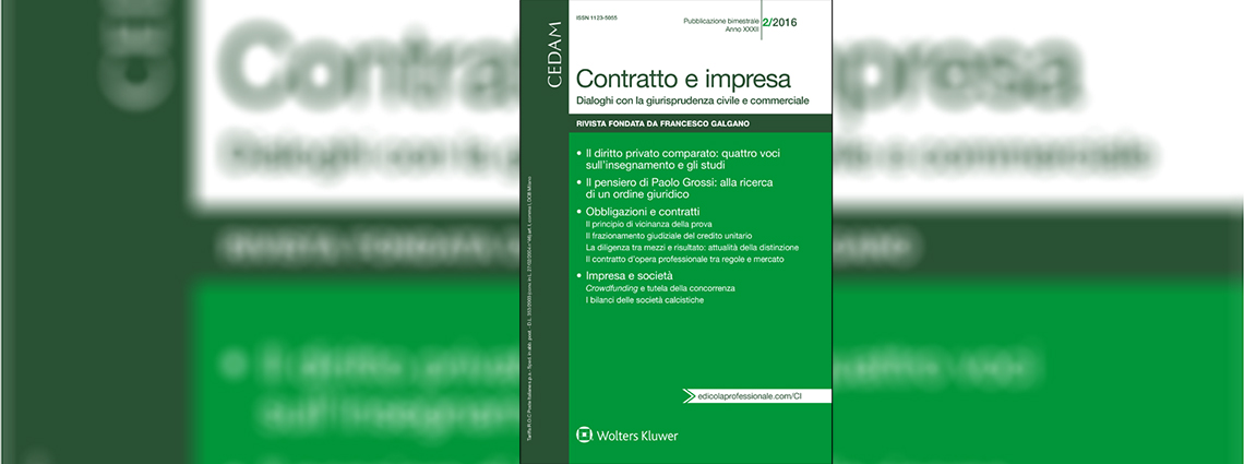 Contratto e impresa 2-2016 - Guido Alpa