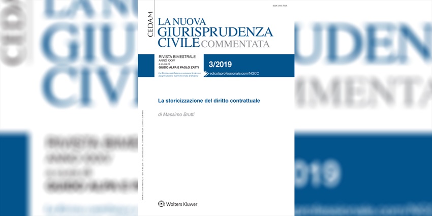 La storicizzazione del diritto contrattuale di Massimo Brutti